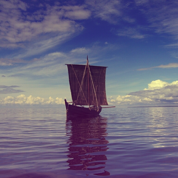 Sailing with a Viking ship in Carelia