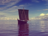 Sailing with a Viking ship in Carelia